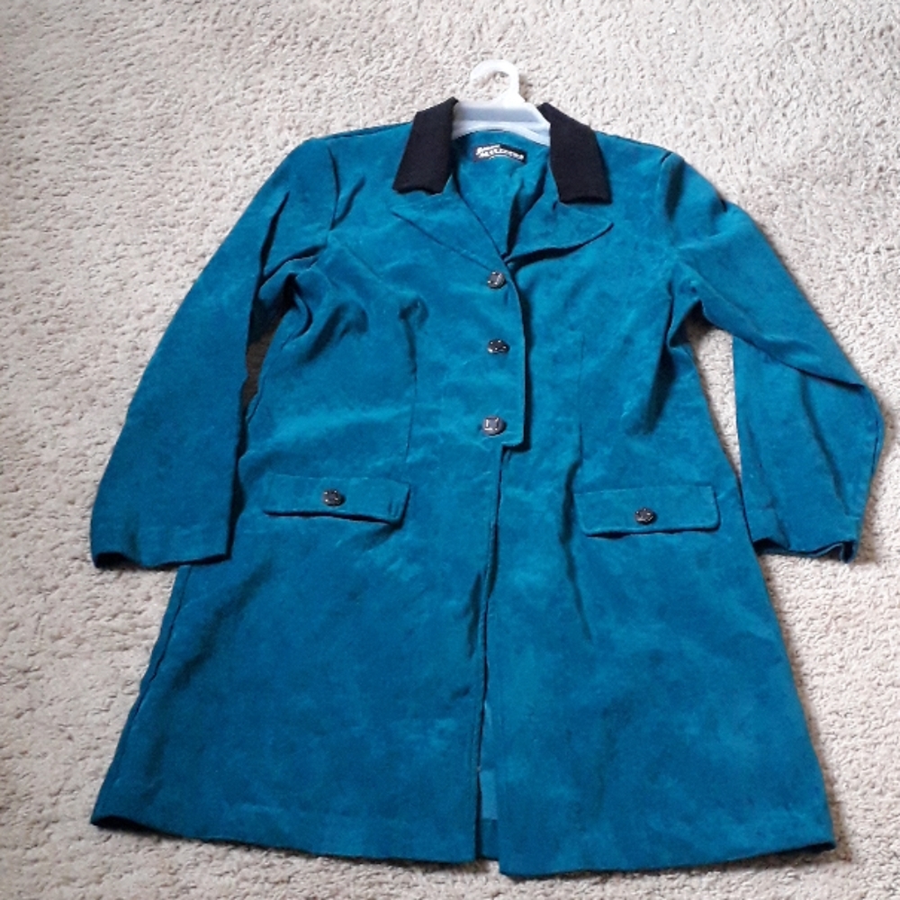 Dark Green Suede Jason Matthews Trench coat